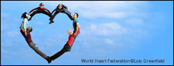 Photo: World Heart Federation logo.