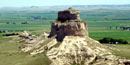 Dome Rock as seen from the summit of the South Bluff at Scotts Bluff National Monument