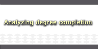 Analyzing degree completion