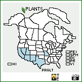 Distribution of Prosopis glandulosa Torr. var. torreyana (L.D. Benson) M.C. Johnst.. . Image Available. 