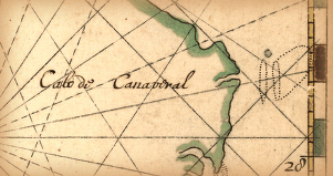 Early maps used Cape Canaveral as a navagational landmark.