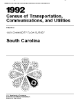Commodity Flow Survey (CFS) 1993: South Carolina