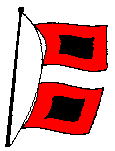 Hurricane warning flag