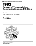 Commodity Flow Survey (CFS) 1993: Nevada