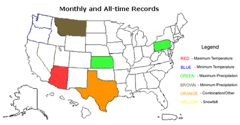 November Station or State Monthly Records 