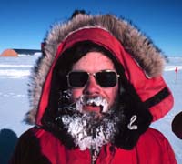 picture of john in antarctic