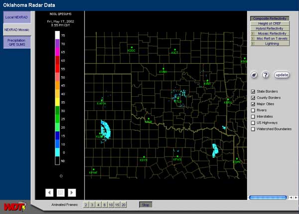 NEXRAD Mosaic mode