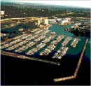 photo:  An Aerial view of Waukegan Harbor on Lake Michigan in Northern Illinois