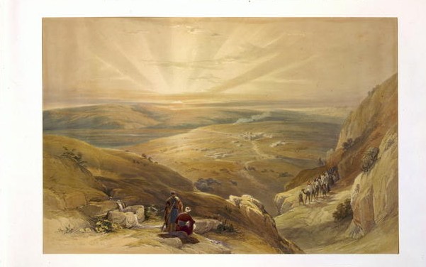 "Site of Cana at Galilee" Published in 1842.