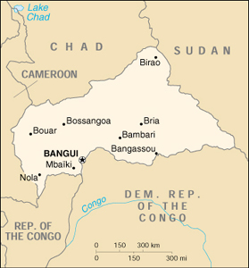 image: Map of Central  African Republic