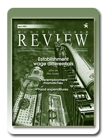 Monthly Labor Review, April 2007