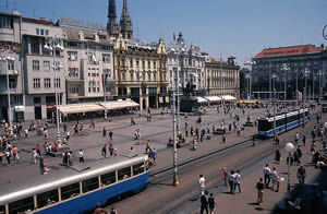 Jelacic Square in Zagreb. Courtesy of Bigfoto.com.
