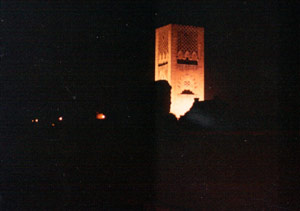 The Hasan Tower in Rabat, Morocco. Photograph taken by Mary-Jane Deeb