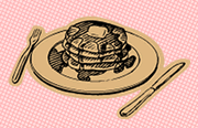 Clip art: stack of pancakes