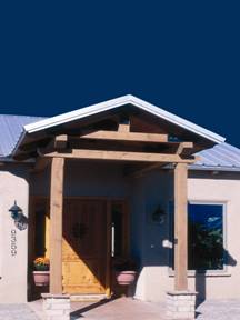 Entrance to a house