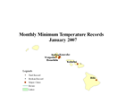 January Station Map of State Monthly Records 