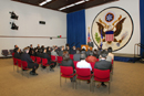 Secretary Gutierrez speaks to a group in Tokyo Japan