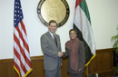 Dep. Secy. Sampson poses for a photo with the UAE Minister