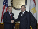 Deputy Secretary Sampson Welcomes Egypt Minister of Trade Rachid Mohammed Rachid