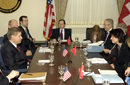 Dep. Secy. David Sampson meets with Swiss Minister of Economics Doris Leuthard