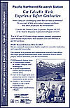 [Image]: Cover of Pacific Northwest Research Station student employment brochure.