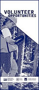 [Image]: Cover of Pacific Northwest Research Station volunteer opportunities brochure.
