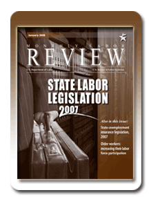Monthly Labor Review, January 2008