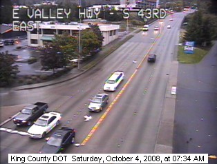 Camera: East Valley Hwy. @ S. 180th St./S. 43rd St.