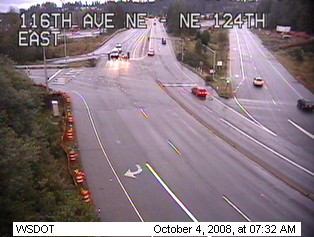 Traffic camera: [WSDOT] 116th Ave. N.E. and N.E. 124th St.