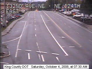 Traffic camera: 132nd Place N.E. (Slater Ave. N.E.) and N.E. 124th St.