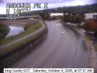 Traffic camera: Andover Park E. @ S. 180th St.