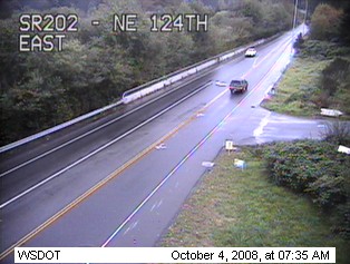 Traffic camera: [WSDOT] N.E. 124th St. @ SR 202