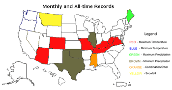 November Station or State Monthly Records 