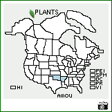 Distribution of Amorpha ouachitensis Wilbur. . Image Available. 