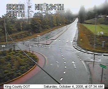 Camera: Carnation-Duvall Road N.E. (SR-203) at N.E. 124th St.