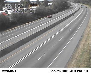 Camera: [WSDOT] SR 167: S 222nd St