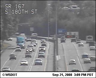 Camera: [WSDOT] SR 167 / S 180th St