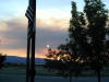 Smoke Filled Sunset over Grand Junction - September 2001