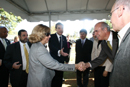 Secretary Gutierrez and Mrs. Gutierrez greet Brazilain officials