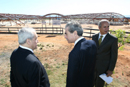 Secretary Gutierrez tours construction site in Brazil