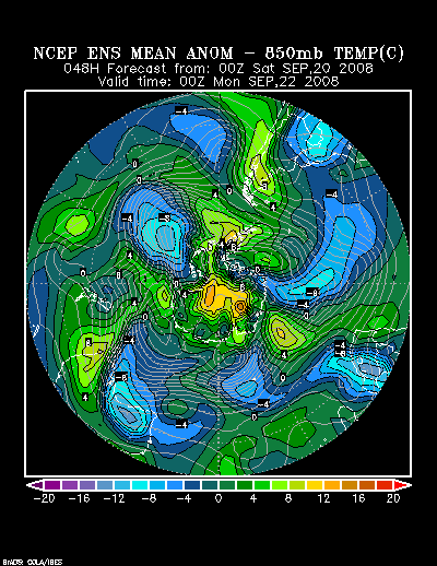 NCEP Ensemble t = 048 hour forecast product