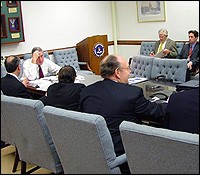 Photo of Director Mueller with his Advisory Board