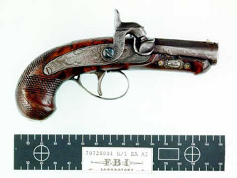 Photograph of Abraham Lincoln's Assassination Pistol 
