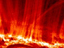 Close-up ultraviolet view of the sun