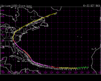 Hurricane hugo track