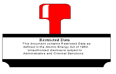 Restricted Data Stamp