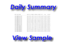 Sample of the Unedited Local Climatological Data Daily Summary ASCII Data format