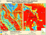 Hydrologic modeling of basins