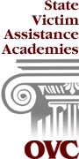 State Victim Assistance Academies logo