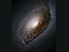 Dust band around the center of the 'Black Eye Galaxy'